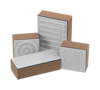 jojofuny Kit de Tampons en Bois Vintage pour Agenda DIY 1 Ensemble Tampons Artisanaux Soi-même pour Suivi Quotidien des Tâches et Gestion Budget Pochoirs Japonerie pour Journal Intime,