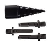 jojofuny Kit Foret pour Fendeur de Bûches Acier Au avec Manches Amovibles Hexagonal pour Dur de Friction pour Fendage Rapide