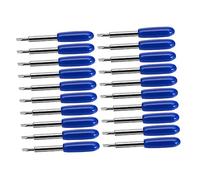 jojofuny Lames de Découpe Vinyle 50Pcs Lames Solide à 45° et 60° Outil de Découpe Pratique Compatible la Plupart des Traceurs