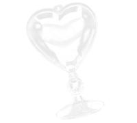 jojofuny Lampe à Huile en Verre Borosilicate Cœur, Décorative de Table | Blanc, Style Rétro Européen Délicat, Ambiance Chaleureuse pour Dîner Romantique, Contemplation et Présent