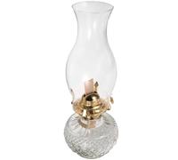 jojofuny Lampe à Pétrole Vintage en Verre Transparent, Lampe à Huile D'intérieur Décorative, Lanterne à Pétrole Traditionnelle Style Chinois, Ambiance Chaleureuse pour Maison et Salon