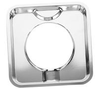 jojofuny Lèchefrite Pour Brûleurs De Cuisinière à Gaz 19 Cm Carré Sans Rebords, Bac Récupérateur De Graisse Compatible, Acier Inoxydable, Usage Cuisson Domestique,