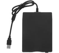jojofuny Lecteur de Disquette USB Externe Portable en Abs Léger Compatible avec Disquettes 3,5 Pouces pour Ordinateur Portable et Bureau, Taille Compacte et Facile à Transporter