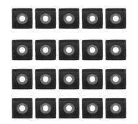 jojofuny Limiteur de Fenêtre en Acier Inoxydable Haute Résistance pour Fenêtres en Alliage D'aluminium, 20 Pièces, Bloc de Positionnement Anti-collision, du Bruit, Adapté pour