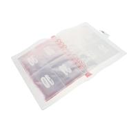 jojofuny Livre de Défi d'Épargne avec Enveloppes pour Classeur Budget A5 Rose Transparent Cahier d'Économie 100 Jours pour Organiser Finances et Suivre Économies au Quotidien