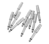 jojofuny Lot de 10 Adaptateurs Audio Stéréo 6,35 Mm Mâle vers Connecteur Cinch, Convertisseur Jack pour Casque et Amplificateur, Connecteur pour Table de Mixage, Home Studio et Événements