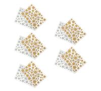 jojofuny Lot de 10 Autocollants Étoiles Pailletées Dorées et Argentées pour Récompense Garçon et Filles et Élèves Autocollants Motivants pour Tableau Scolaire pour Enseignants et