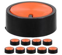 jojofuny Lot de 10 Boutons de Réglage pour Chauffage Électrique Thermostat Contrôle Précis Température Bouton de Rechange Noir Compact Compatible Radiateur Mural pour Confort Hivernal