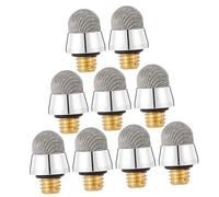 jojofuny Lot de 10 Embouts De Stylet Capacitif Accessoires pour Et Smartphones Remplaçants De Haute Précision Utilisation Facile Protection D'écran Pointes en Fibre Couleur Naturelle