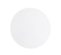 jojofuny Lot de 10 Grilles Plastiques Rondes pour Point de Croix Diy, Feuille de Maille Multi-usage Blanche, Matériau Plastique Découpable pour Travaux Manuels