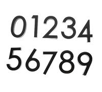 jojofuny Lot De 10 Numéros De Porte Adhésifs 3d En Résine Abs Solide, Dimension 70x46x8 Mm, Chiffres 0 à 9 Pour Maison, Appartement Et Adresse Extérieure, Usage Intérieur Et Extérieur, Longue Durée