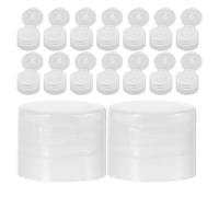 jojofuny Lot de 100 bouchons distributeurs à clapet - Bouchons de rechange pour flacons de lotion en plastique (diamètre intérieur : 28 mm)