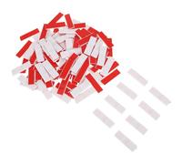 jojofuny Lot de 100 Butées de Porte Coulissante Blanches Amortisseur de Fermeture Douce Anti-collision Limiteur de Positionnement Mécanique pour Portes de Placard Protection