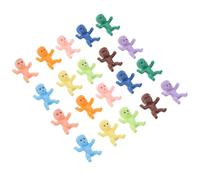 jojofuny Lot de 100 Mini-figurines de Bébé en Plastique 2 Cm, Décorations de Table pour Shower et Gâteau des Rois, Coffret Présent Mixte 10 Couleurs, Souvenirs Festifs pour Fête Prénatale