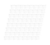 jojofuny Lot de 100 Porte-Étiquettes de Prix Transparents en Plastique Réutilisables 8X4 CM pour Étagères de Supermarché Support Compatible Bord D’Étagère et Congélateur Pince pour