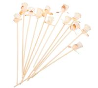 jojofuny Lot de 12 Bâtonnets d'Aromathérapie en Rotin pour Diffuseur d'Arômes Bâtonnets Parfumés aux Fleurs à Volatilisation Accessoires sans Feu pour Maison Bureau et Voiture