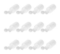 jojofuny Lot de 12 Bouteilles Vides en Plastique avec Bouchon Rabattable 50 Ml Anti-Fuite Haute Transparence Résistance la Chute pour Cosmétiques de Voyage Couleur Aléatoire