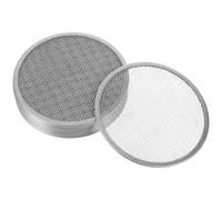 jojofuny Lot de 12 Couvercles à Grille de Germination en Acier Inoxydable 82 Mm pour Bocaux Mason, Couvercles Filtrants Réutilisables Maille Fine, Adaptés la Germination Domestique