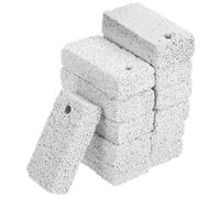 jojofuny Lot de 12 Pierres Naturelles de Lave Volcanique pour Hamster et Cochon d'Inde, Pierre à Broyer pour Dents, Protège Chaussures et Meubles Morsures