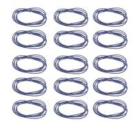 jojofuny Lot De 15 Élastiques Pour Carnets, Agendas Et Journaux Intimes, Bleus.