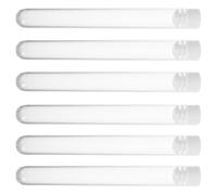 jojofuny Lot de 15 Tubes à Essai Transparents avec Bouchons Tubes Vides pour Brosse à Cils Rangement Portable et Léger Protection pour Pinceaux de Maquillage Voyage et Organisation