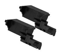 jojofuny Lot de 2 Boucles de Verrouillage de Porte pour Micro-ondes, Crochet de Porte en Plastique Compatible P70f23p, Pièce de Rechange Solide pour Réparation de Loquet, Accessoires Four