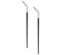 jojofuny Lot de 2 Brosses à Cils Inférieurs Incurvées Applicateurs Maquillage Éventail pour Sourcils et Cils Accessoires Pratiques pour Entraînement Maquillage et Présent Fille