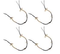 jojofuny Lot de 2 Compteurs de Prière en Laiton, Portable et Compact, Compteur de Perles Bouddhiste à Doigts pour Prières et Chants, Outil de Comptage Pratique pour Fabrication de Bijoux