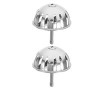 jojofuny Lot de 2 Couvercles d'Entonnoir pour Urinoir en Acier Inoxydable Bouchons Étanches Anti-Odeurs pour Urinoir de Salle de Bain Accessoire Solide à Fixation au Sol Pièce pour