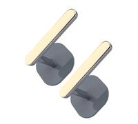 jojofuny Lot de 2 Crochets Multifonctions Muraux Gris Patère Murale sans Trace pour Vêtements et Rangement Salle de Bain Fixation Adhésive Forte Capacité Cuisine et Maison