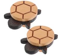 jojofuny Lot de 2 Crochets Muraux en Bois Forme Tortue 75X5X35 CM Patères sans Clous pour Vêtements Chapeaux et Serviettes Fixation Murale Facile pour Chambre Garçon Couleur Aléatoire