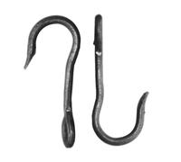 jojofuny Lot de 2 Crochets Robustes en Fer pour Jardinage et Levage Crochets Suspendre Métalliques pour Poteaux d'Épaule Capacité Charge Lourde Accessoires Polyvalents pour Extérieur et