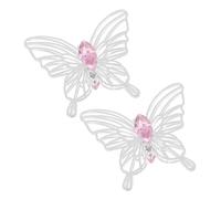 jojofuny Lot De 2 Mini Breloques Petites Perles Artisanales En Métal - 25 Cm - Décorations Pour Scrapbooking Chaussures Et Sacs À Main - Pendentifs DIY Pour Projets De Bijoux
