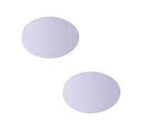 jojofuny Lot de 2 Miroirs Décoratifs en Acrylique Réfléchissants Ronds de 14 Cm pour Photographie Maquillage Accessoire de Mode