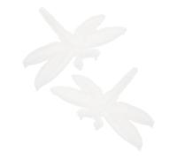 jojofuny Lot de 2 Moules Silicone Forme de Libellule en Relief pour Résine Époxy Effet Semi-Relief, Compatible Résine, Décoration Murale et Loisirs Créatifs