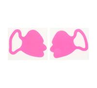 jojofuny Lot de 2 Patchs Autocollants Anti-Rides en Silicone Solide Format Main pour Soin du Visage et Atténuation des Sillons Nasogéniens Adaptés au Contour des Lèvres et Usage