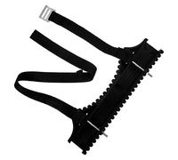 jojofuny Lot de 2 Patins Antidérapants Noirs pour Échelle Télescopique, Stabilisateurs Réglables pour Poteaux Cylindriques et Troncs D’arbres, Accessoires de Sécurité pour