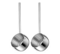 jojofuny Lot de 2 Petites Casseroles à Beurre en Acier Inoxydable 300 Ml Mini Chauffe-Huile Compact Étanche pour Cuisson sur Plaque Fonte Rapide du Beurre et Huile Ustensiles