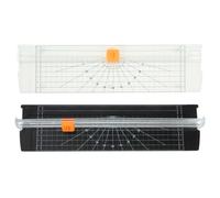 jojofuny Lot de 2 petits massicots : massicot de précision A4 - Outil de scrapbooking droit et portable pour photos et cartes artisanales pour étudiants et amateurs de bricolage