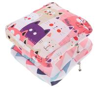 jojofuny Lot de 2 Pochettes de Rangement pour Serviettes Hygiéniques Paquet Portable Léopard Imprimé Petit Format Léger et Pratique Paquet à Main pour Usage Extérieur et Voyage