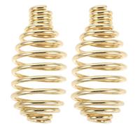 jojofuny Lot de 2 Poignées à Ressort pour Poêle à Bois Poignée Métallique Résistante à Haute Température pour Barbecue Fumoir et Four Accessoire Sécurité pour Cheminée et Gril