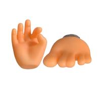 jojofuny Lot de 2 Porte-Brosses à Dents Muraux Ventouses Support Original en Vinyle pour Brosse à Dents Doigt et Orteil Rangement Suspendu pour Salle de Bain Évacuation Rapide de L’Eau