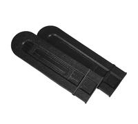 jojofuny Lot de 2 Protège-Guides de Tronçonneuse Universels 14 Pouces en Plastique Noir Cache de Protection pour Guide-Chaîne Protection de Chaîne pour Stockage et Transport Sécurisés
