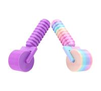 jojofuny Lot de 2 Rouleaux en Plastique pour Peinture Strass Rouleau Presseur Scellage pour Perçage Strass Outil DIY Compacteur Précis Adapté à Divers Diamètres Loisirs Créatifs et