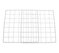 jojofuny Lot De 2 Séparateurs De Rangement Pour Congélateur : Séparateur D'étagère En Fil De Fer Pour Congélateur Coffre - 11,79 X 11,79 Pouces, Séparateur D'étagère De