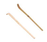 jojofuny Lot de 2 Spatules à Thé en Bambou Naturel Ustensiles pour Cérémonie du Thé Matcha Petit Format Couleur Stable Outil Pratique pour Maison et Restaurant