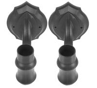 jojofuny Lot de 2 Supports de Lampe Solaire Murale en Plastique Socles pour Appliques Murales Industrielles Compatibles Éclairage Extérieur Accessoires pour Jardin et Terrasse Couleur