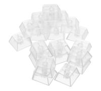jojofuny Lot de 20 Capuchons de Clavier Transparents pour Clavier Mécanique Rétroéclairé Touches de Remplacement Haute Transparence Compatibles Accessoires PC pour Jeu et Bureautique