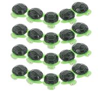 jojofuny Lot de 20 Mini Figurines de Tortues Marines en Résine Décorations pour Aquarium et Terrarium Micro-Paysage Miniature Ornement Tortue Marine Réaliste pour Jardin et Bureau
