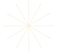 jojofuny Lot de 20 Tuteurs en Bambou Naturel Ronds 6x500 Mm pour Plantes Grimpantes, Supports Décoratifs Robustes pour Orchidées et Jardinage Intérieur et Extérieur, Piquets de Soutien